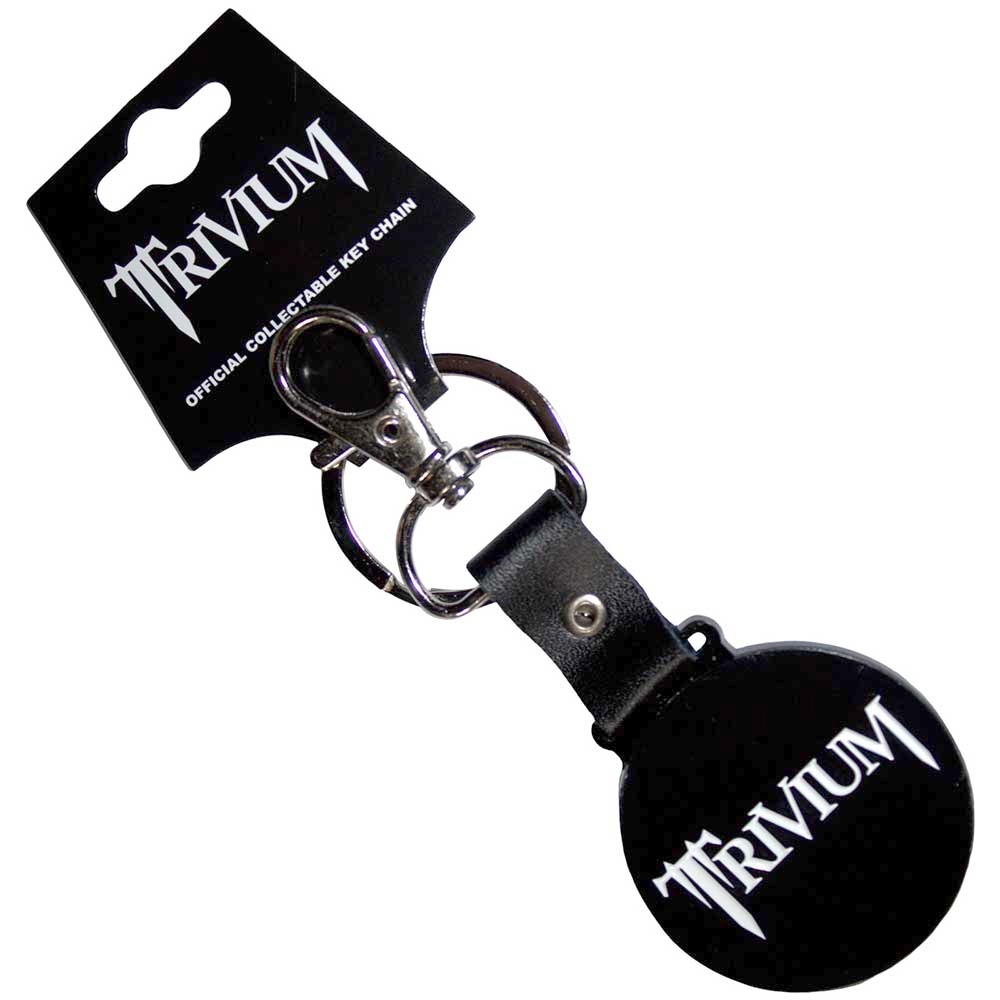Trivium - Classic Logo Mono Circle Sleutelhanger - Zwart